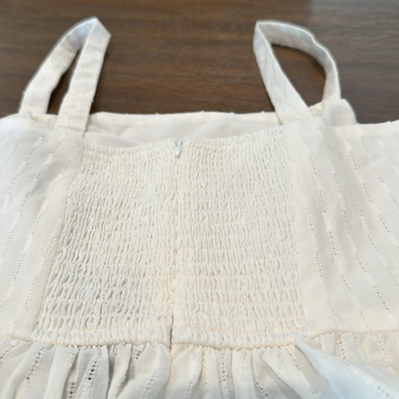 BCBGMaxAzaria Cold Shoulder Cotton Peplum Top - Picture 6 of 12